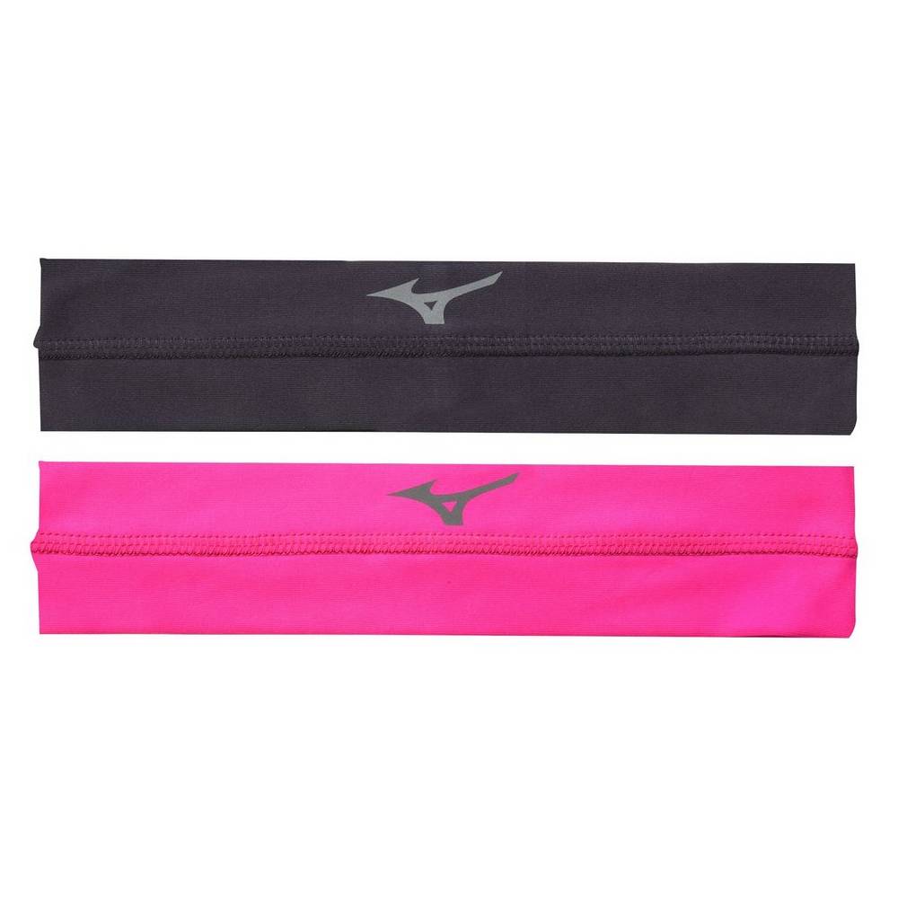 Mens Mizuno Viktory Volleyball Headband Grey/Pink/Black Philippines (TBCSHZ784)